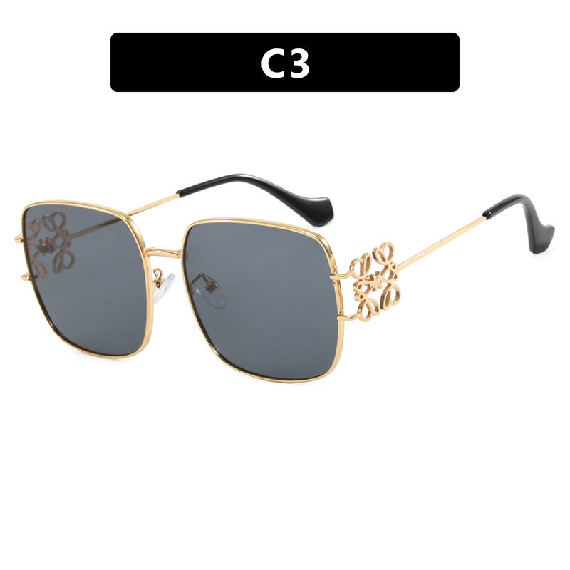 Single beam sunglasses new personalized simple sunglasses versatile fashion sunglasses street photography