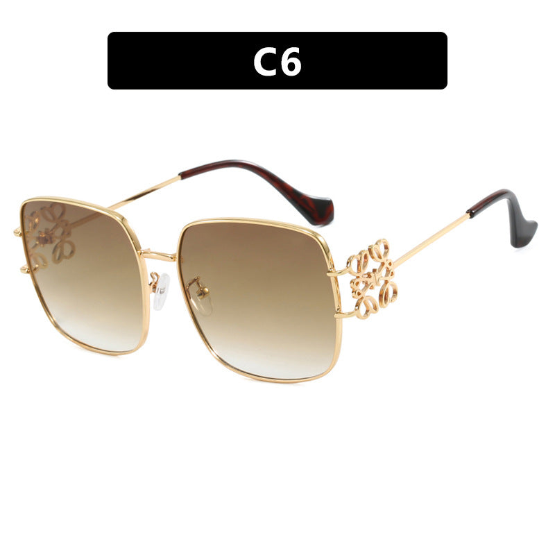 Single beam sunglasses new personalized simple sunglasses versatile fashion sunglasses street photography