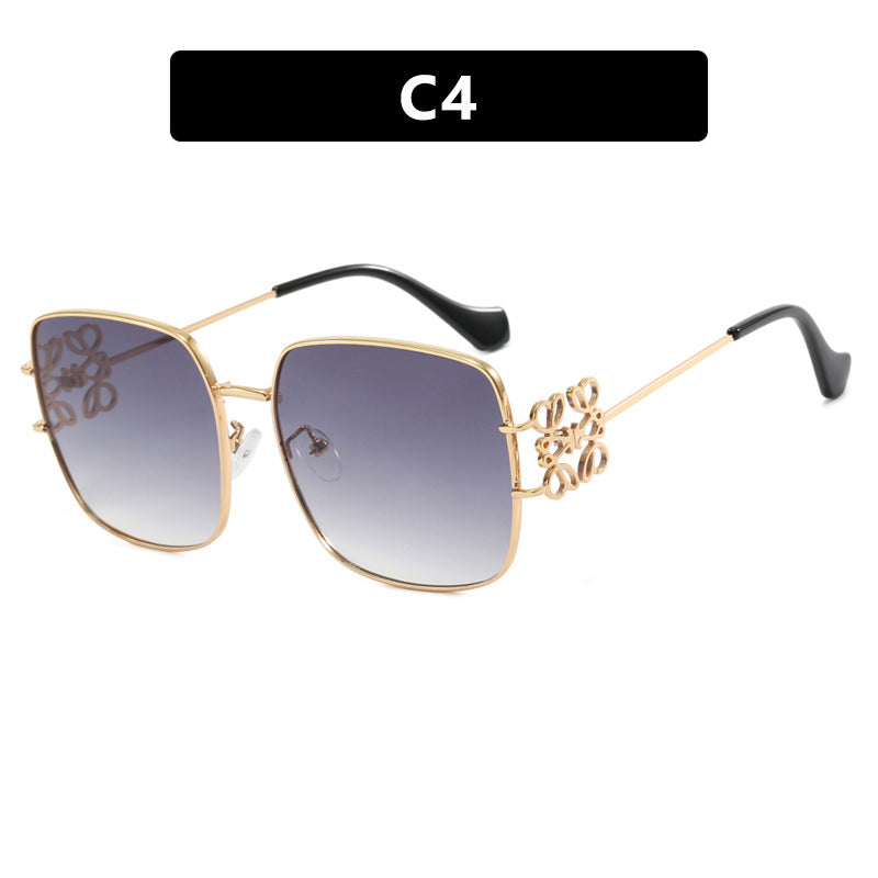 Single beam sunglasses new personalized simple sunglasses versatile fashion sunglasses street photography
