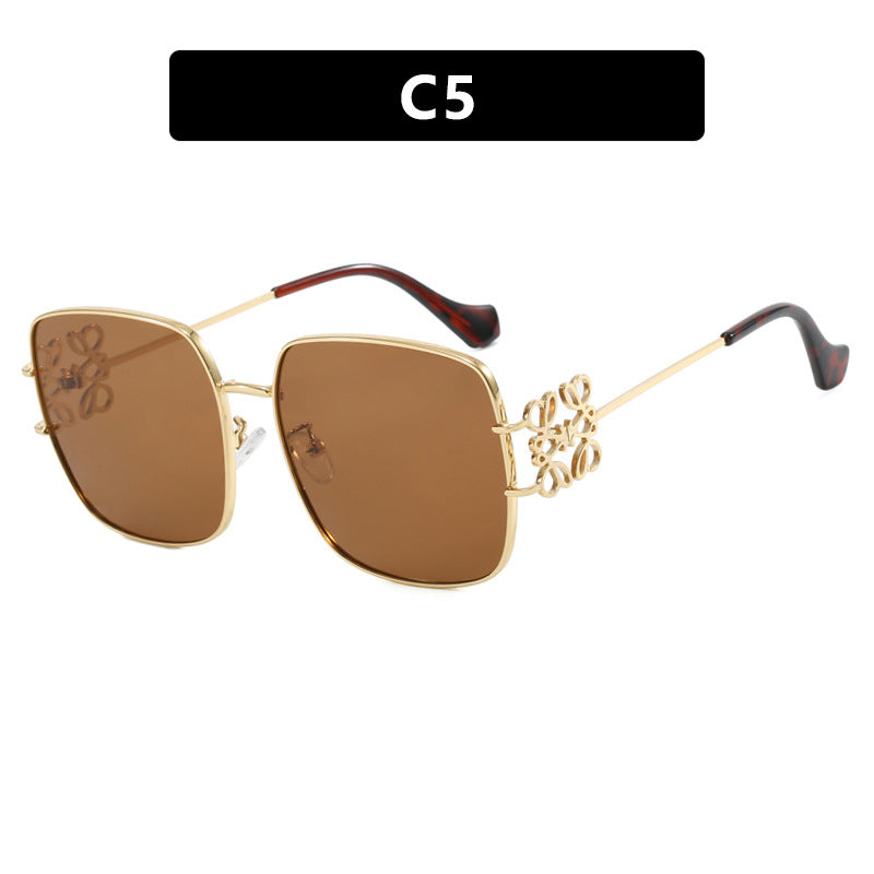 Single beam sunglasses new personalized simple sunglasses versatile fashion sunglasses street photography