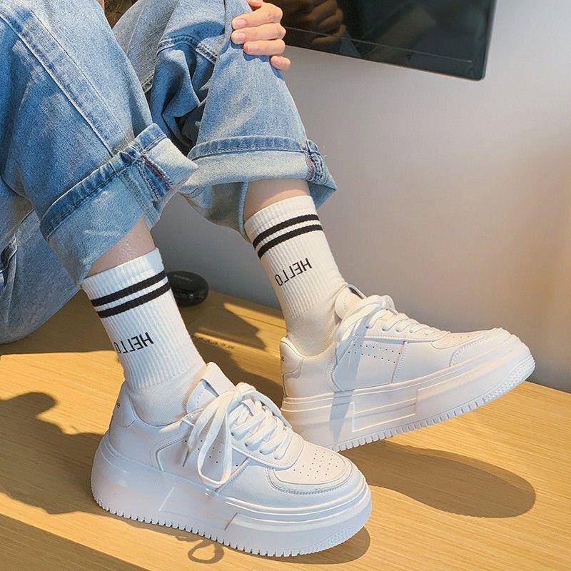 Lace Up Platform Sneakers