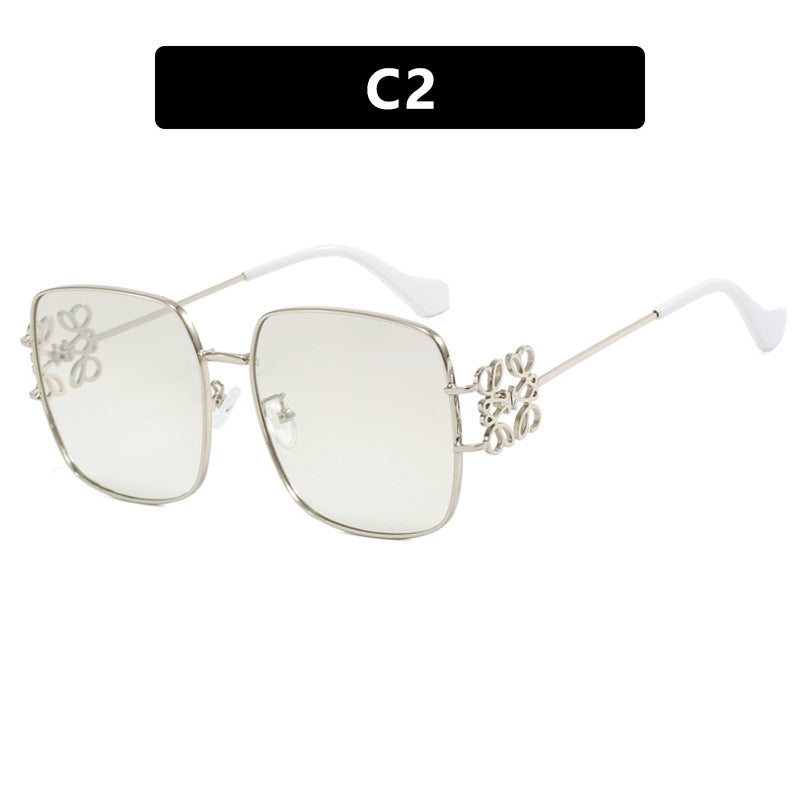 Single beam sunglasses new personalized simple sunglasses versatile fashion sunglasses street photography