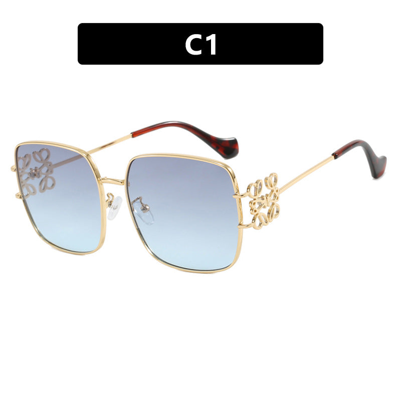 Single beam sunglasses new personalized simple sunglasses versatile fashion sunglasses street photography